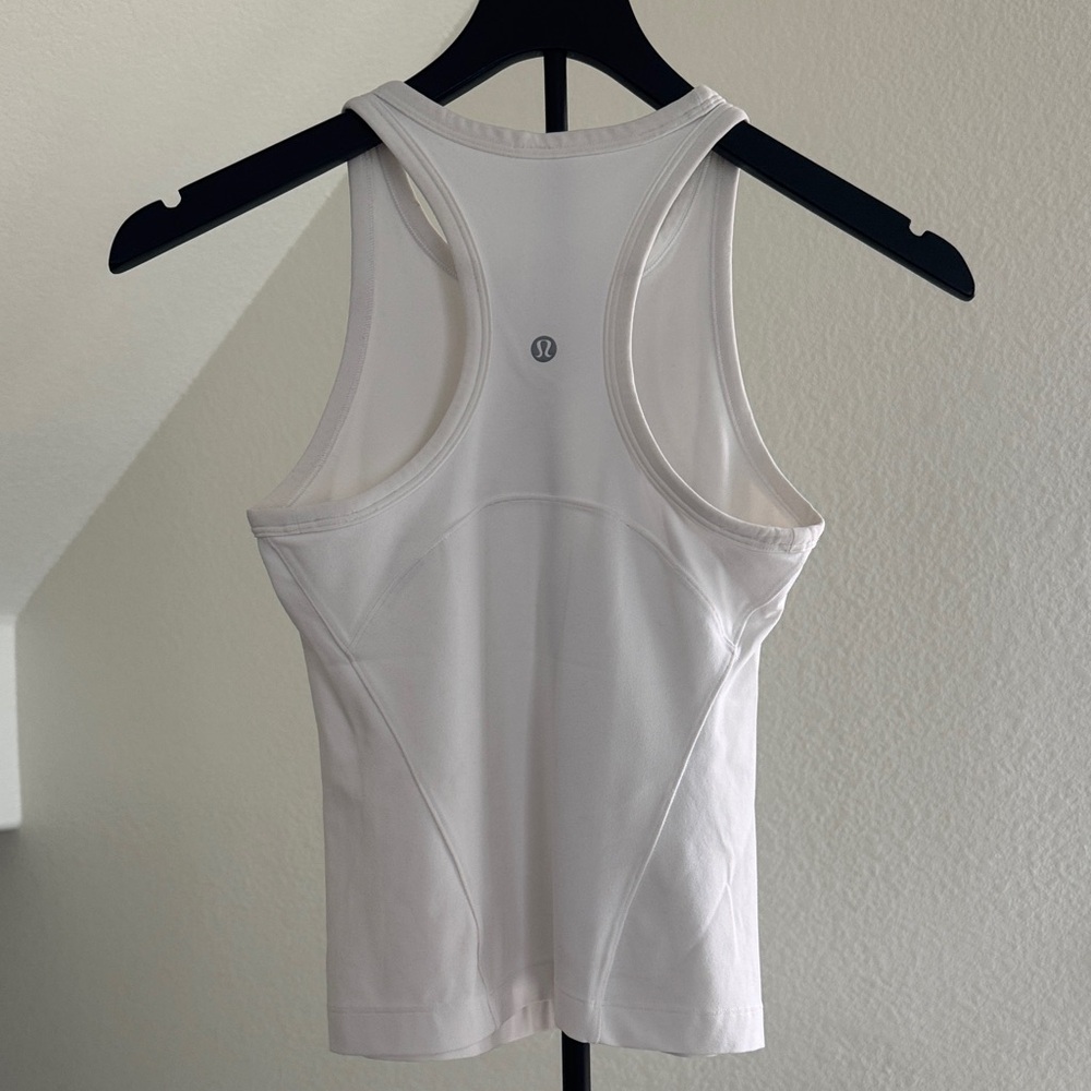 lululemon athletica White Racerback Performance Tank